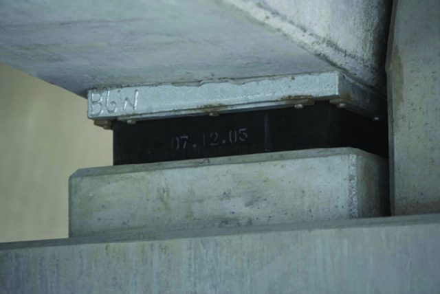 Elastomeric Bridge Bearing Pad Cross Section